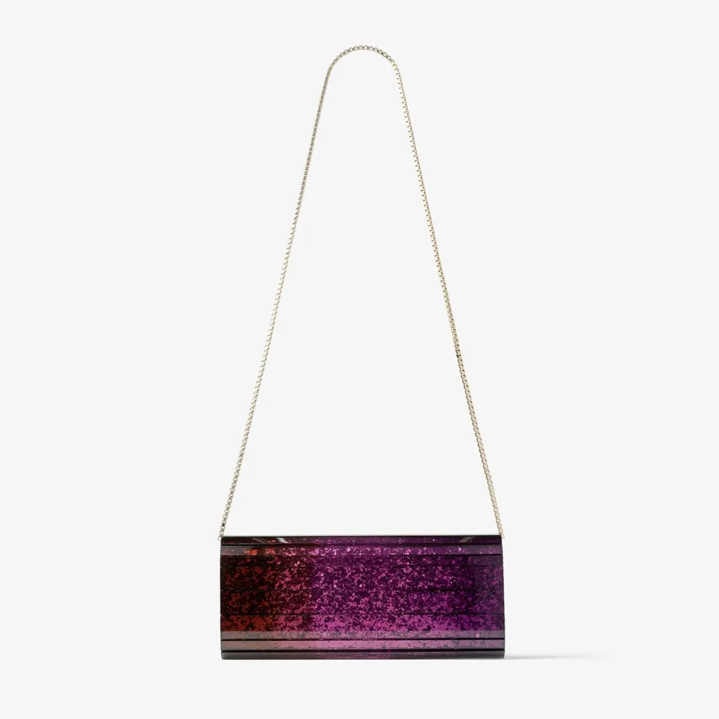 Sweetie Glitter-Embellished Clutch Bag