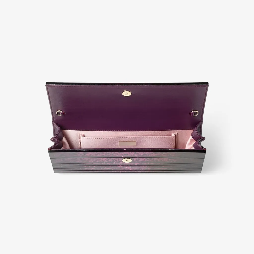 Sweetie Glitter-Embellished Clutch Bag