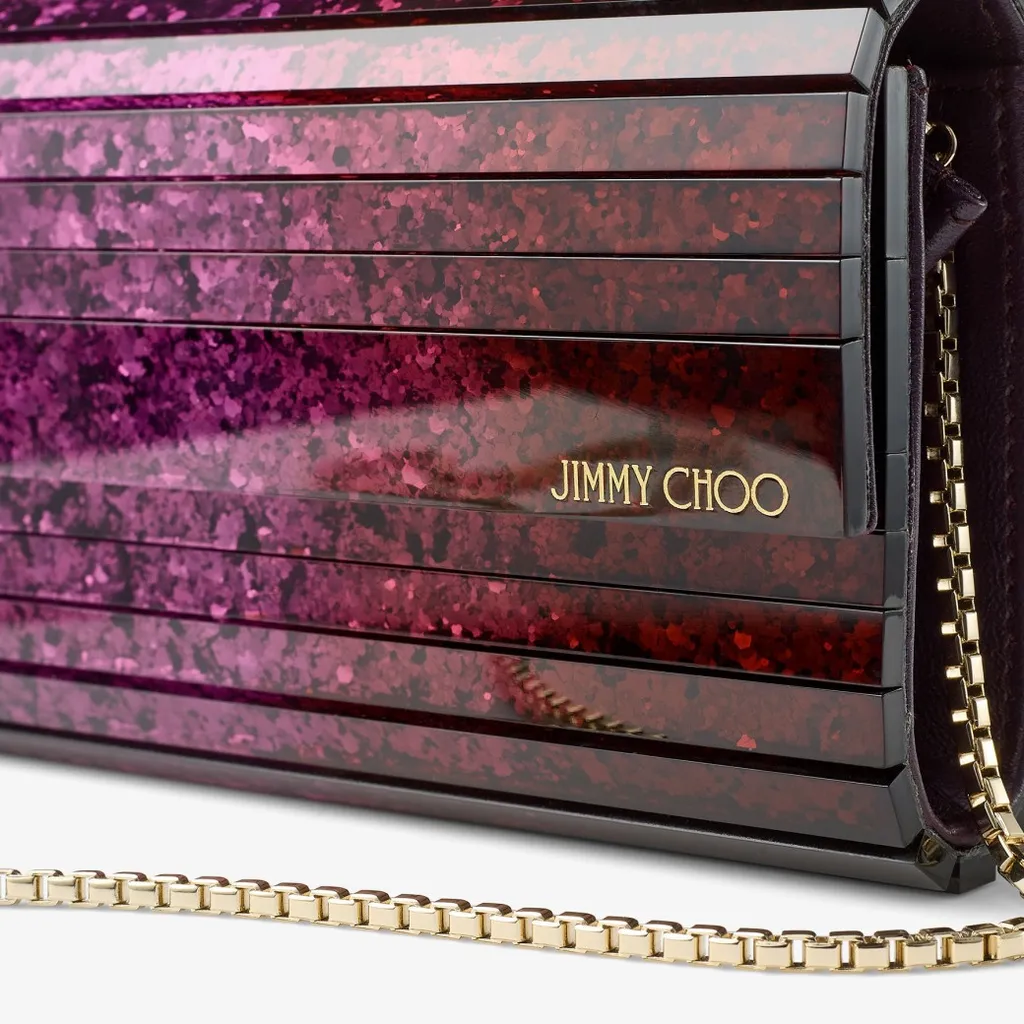 Sweetie Glitter-Embellished Clutch Bag