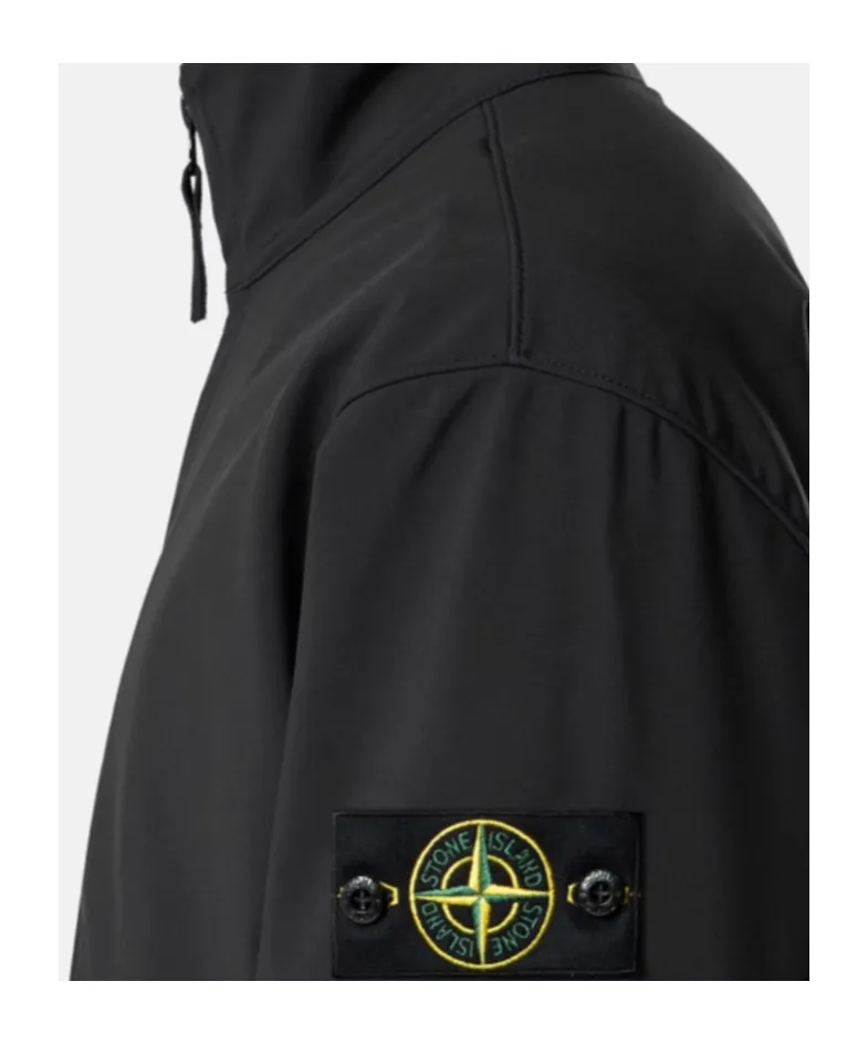 Stone Island High Neck Zip-Up Jacket