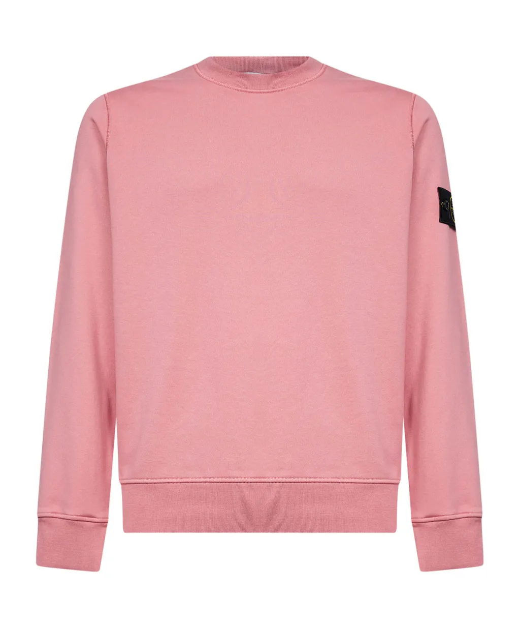 Stone Island Logo Patch Crewneck Sweatshirt