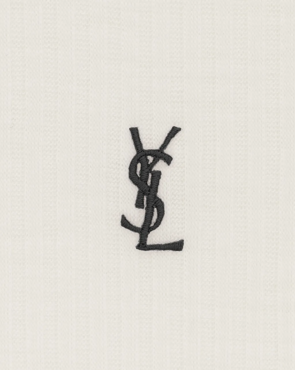 Saint Laurent Cassandre Ribbed Tank Top