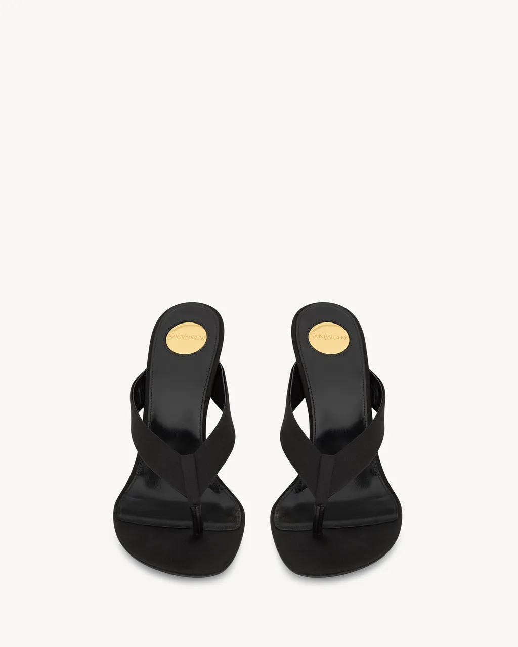 Saint Laurent Opyum Logo Plaque Mules