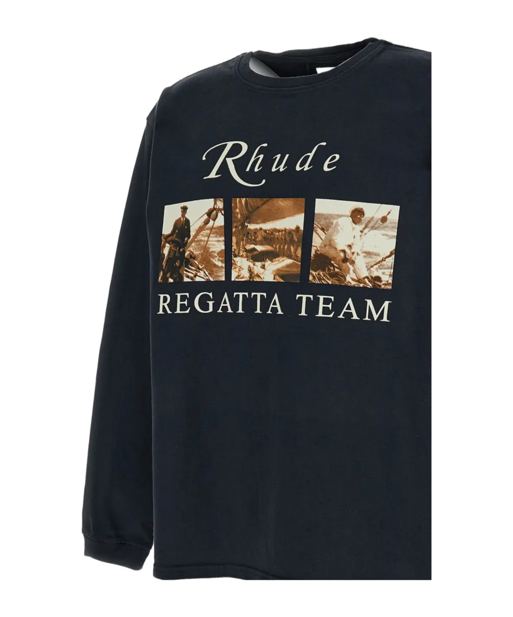 Rhude Logo Printed T-Shirt