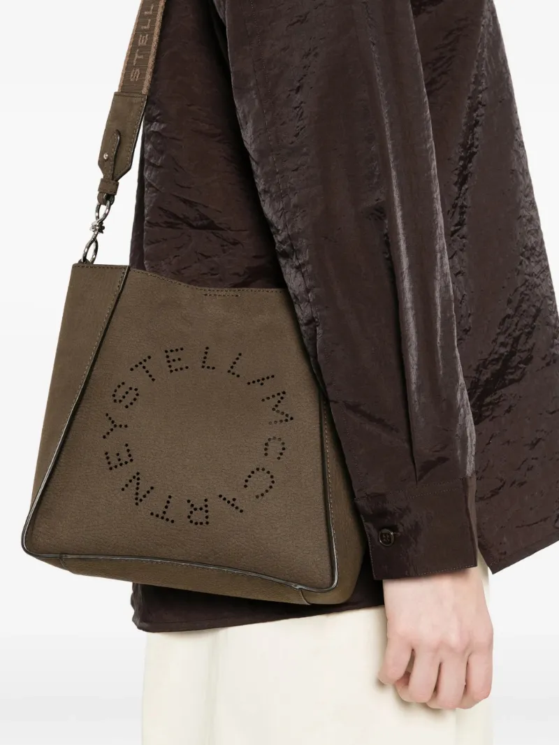 Stella Mccartney Logo Square Crossbody Bag