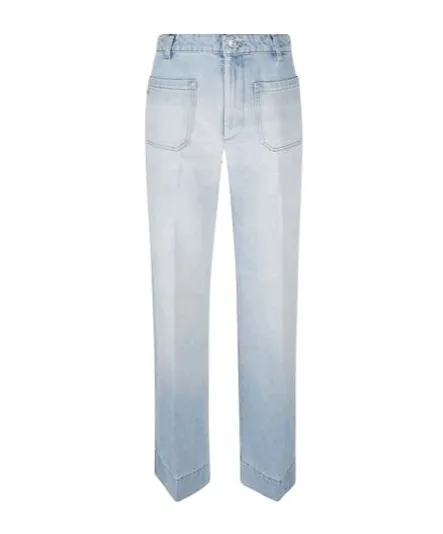 Victoria Beckham Patch-Pocket Straight Leg Jeans