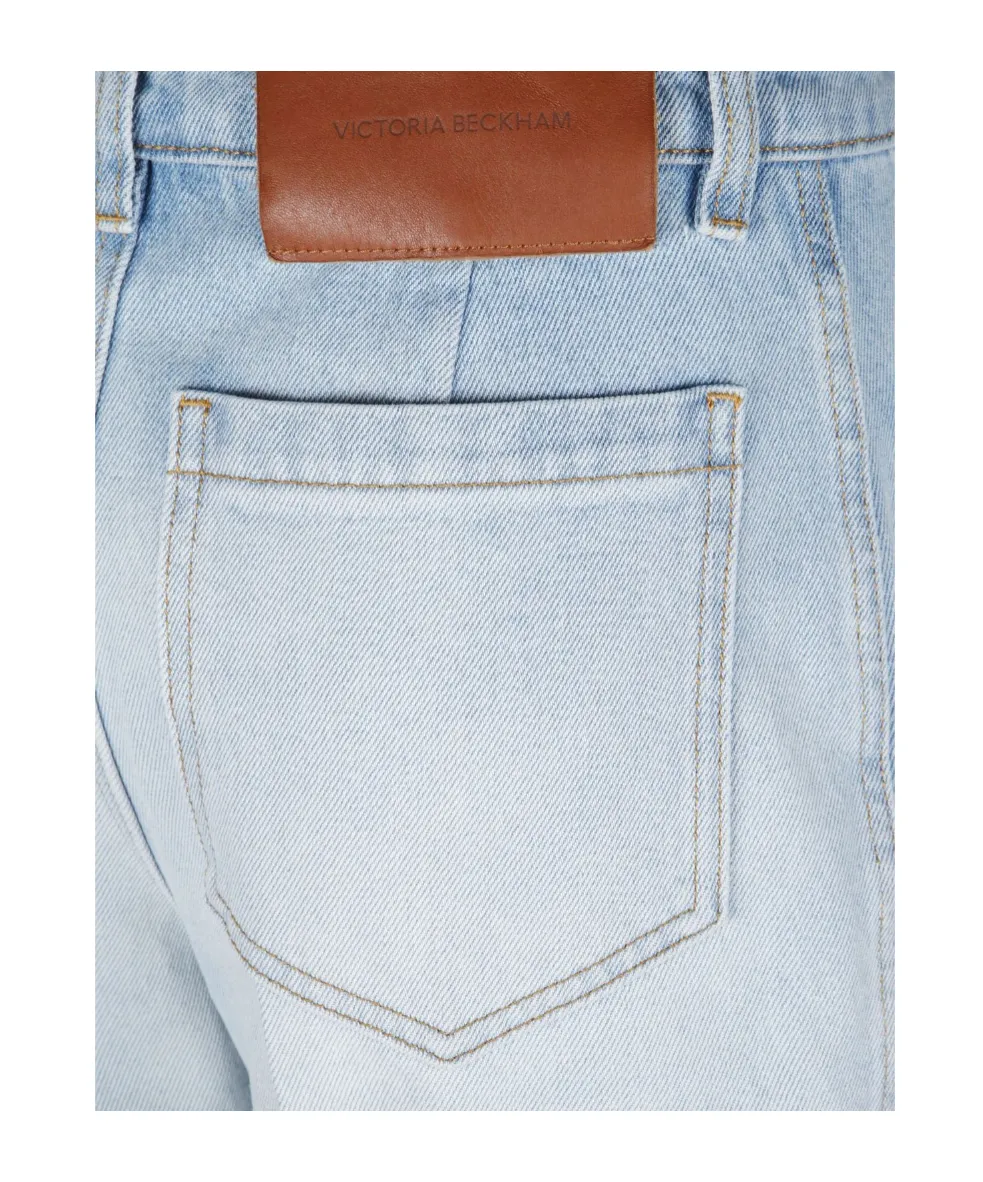 Victoria Beckham Patch-Pocket Straight Leg Jeans