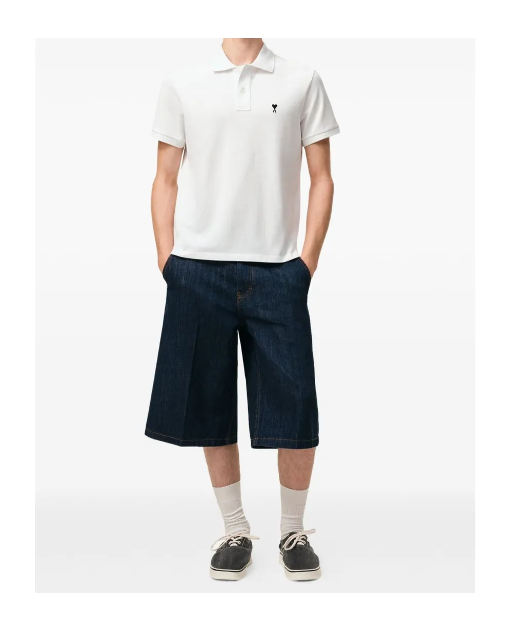 Ami Short Sleeves Ami De Coeur Polo Shirt