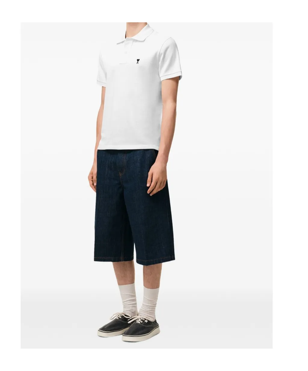 Ami Short Sleeves Ami De Coeur Polo Shirt
