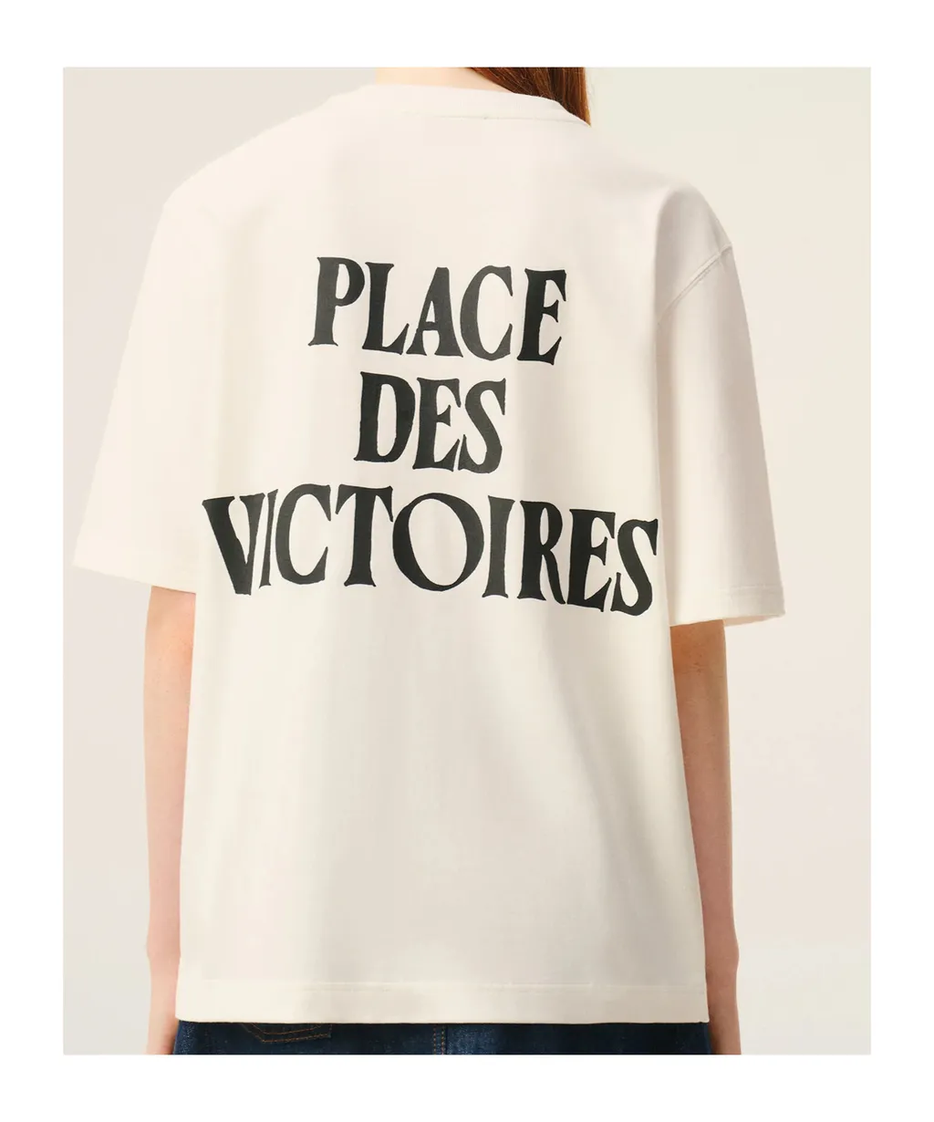 Ami Paris Short Sleeved Crewneck T-Shirt