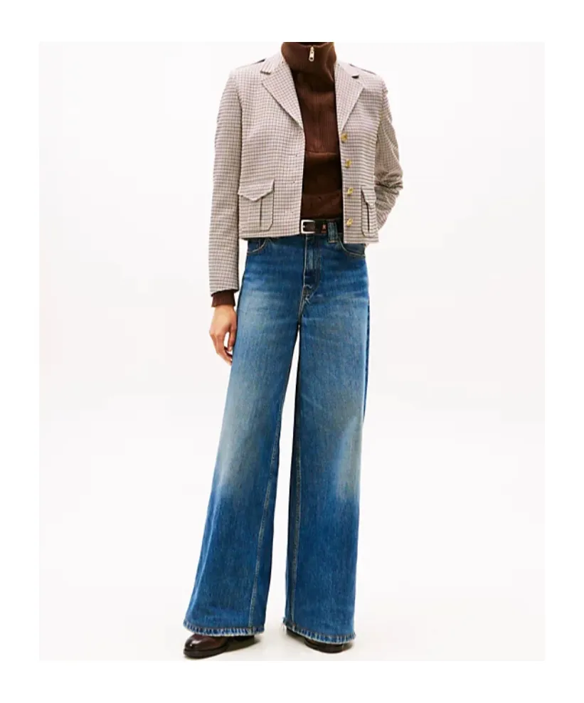 70S Five-Pockets High-Rise Wide-Leg Jeans