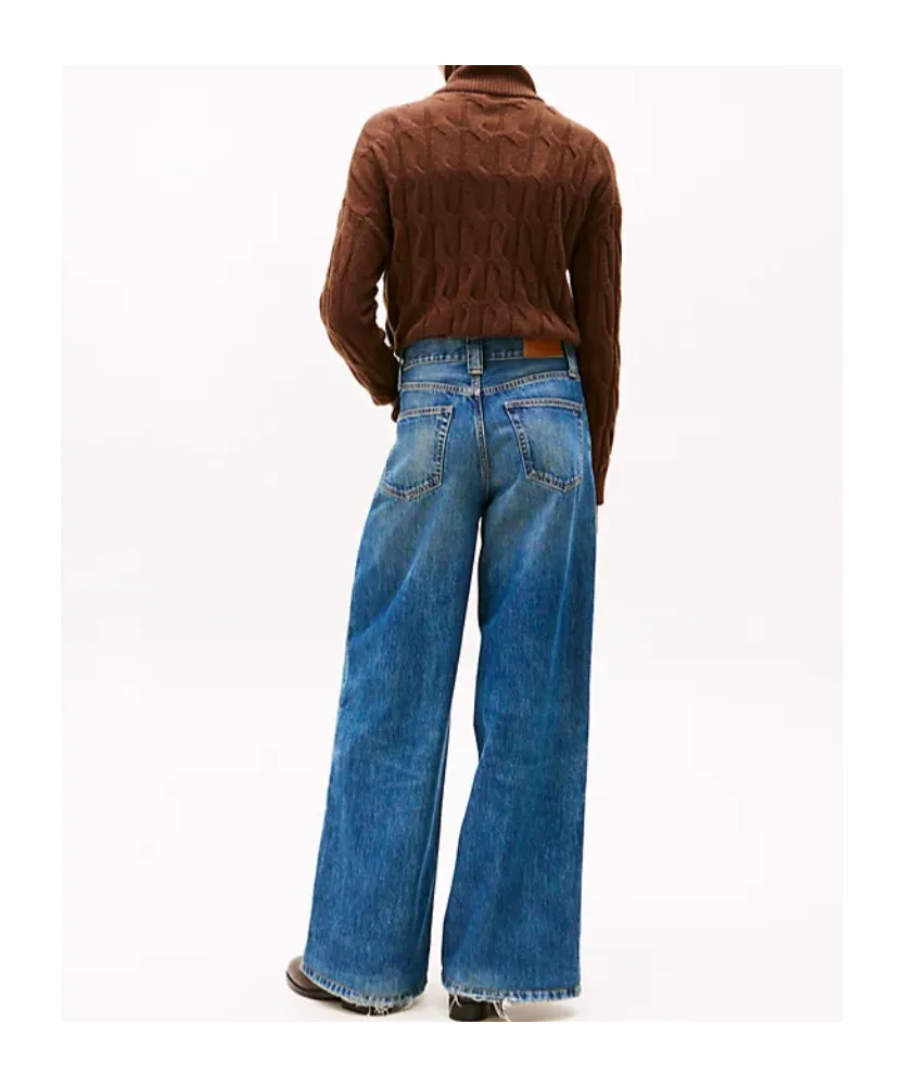 70S Five-Pockets High-Rise Wide-Leg Jeans
