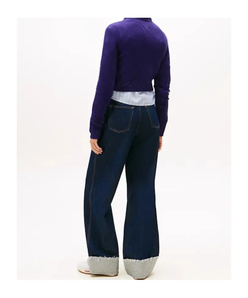 Tommy Jeans Tommy Flag Sequin Slim Jumper