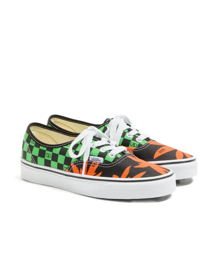 Printed Lace-Up Low-Top Casual Shoes