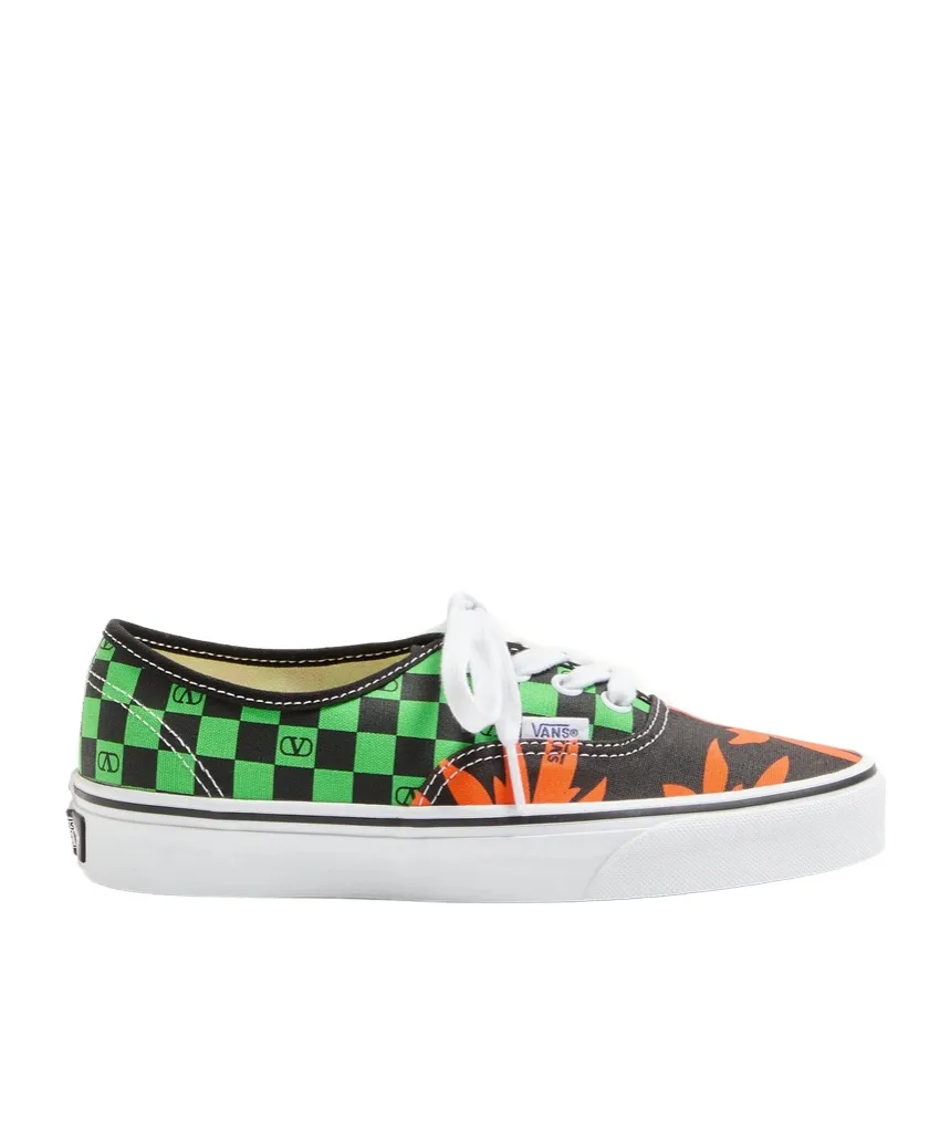 Printed Lace-Up Low-Top Casual Shoes