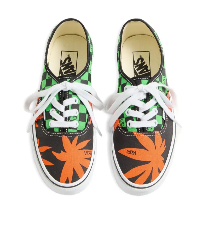 Printed Lace-Up Low-Top Casual Shoes