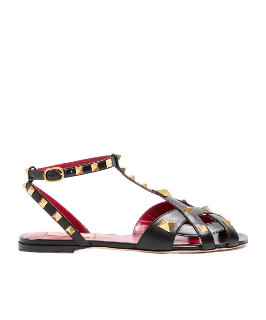 Valentino	Garavani Studdy Buckled Sandals