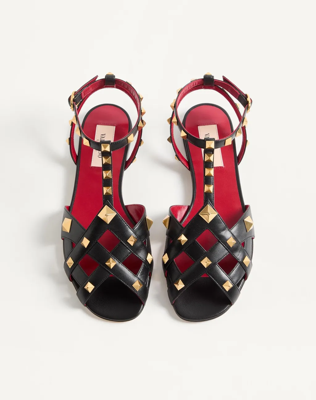 Valentino	Garavani Studdy Buckled Sandals