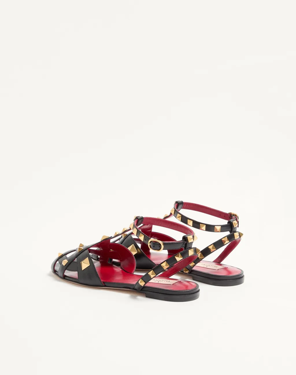 Valentino	Garavani Studdy Buckled Sandals