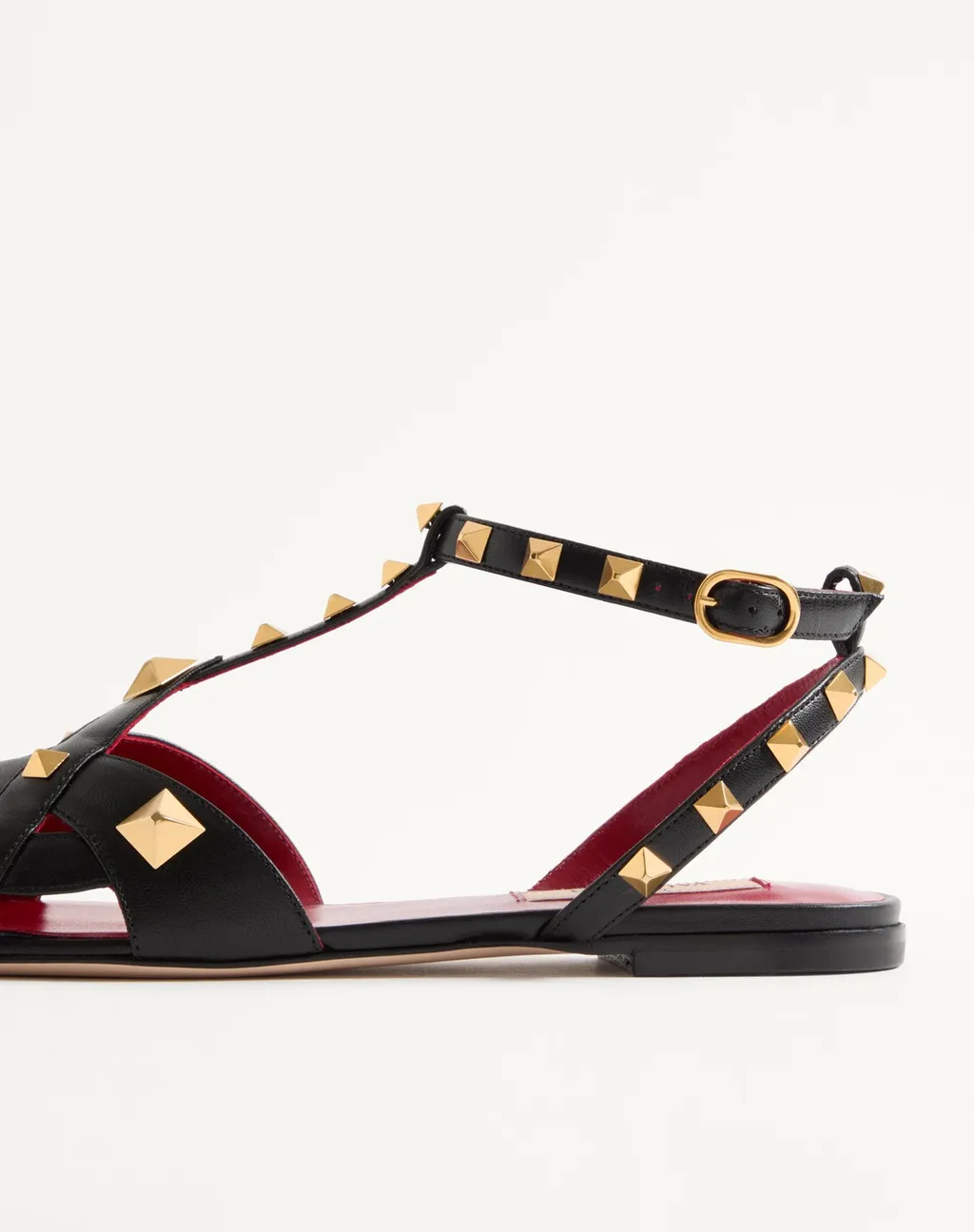 Valentino	Garavani Studdy Buckled Sandals