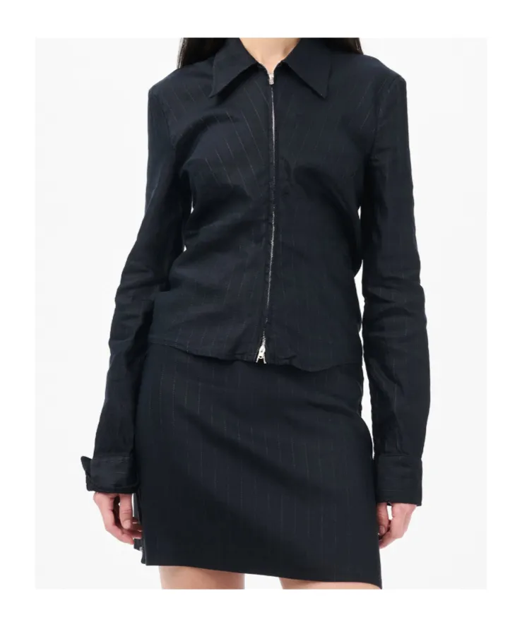 Our Legacy Slim Zip Shirt