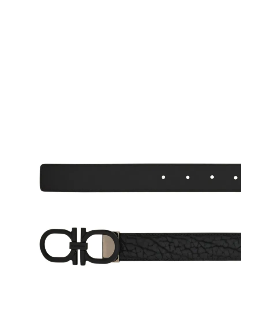 Reversible And Adjustable Gancini Belt