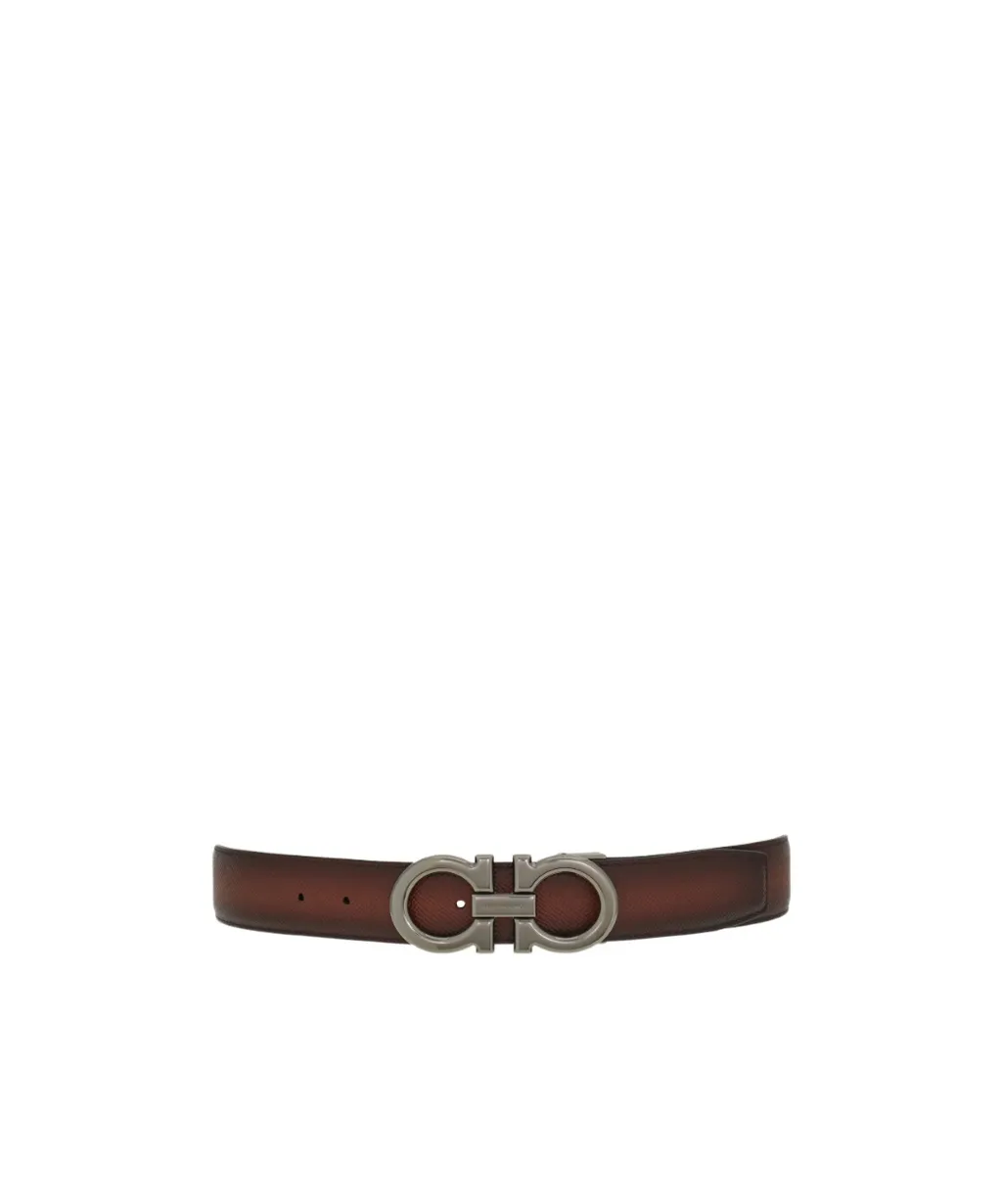 Ferragamo Logo Detailed Adjustable Belt