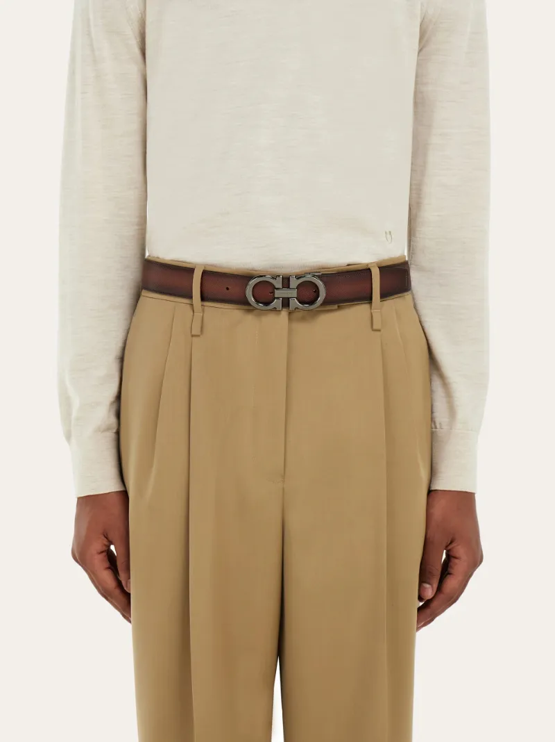 Ferragamo Logo Detailed Adjustable Belt