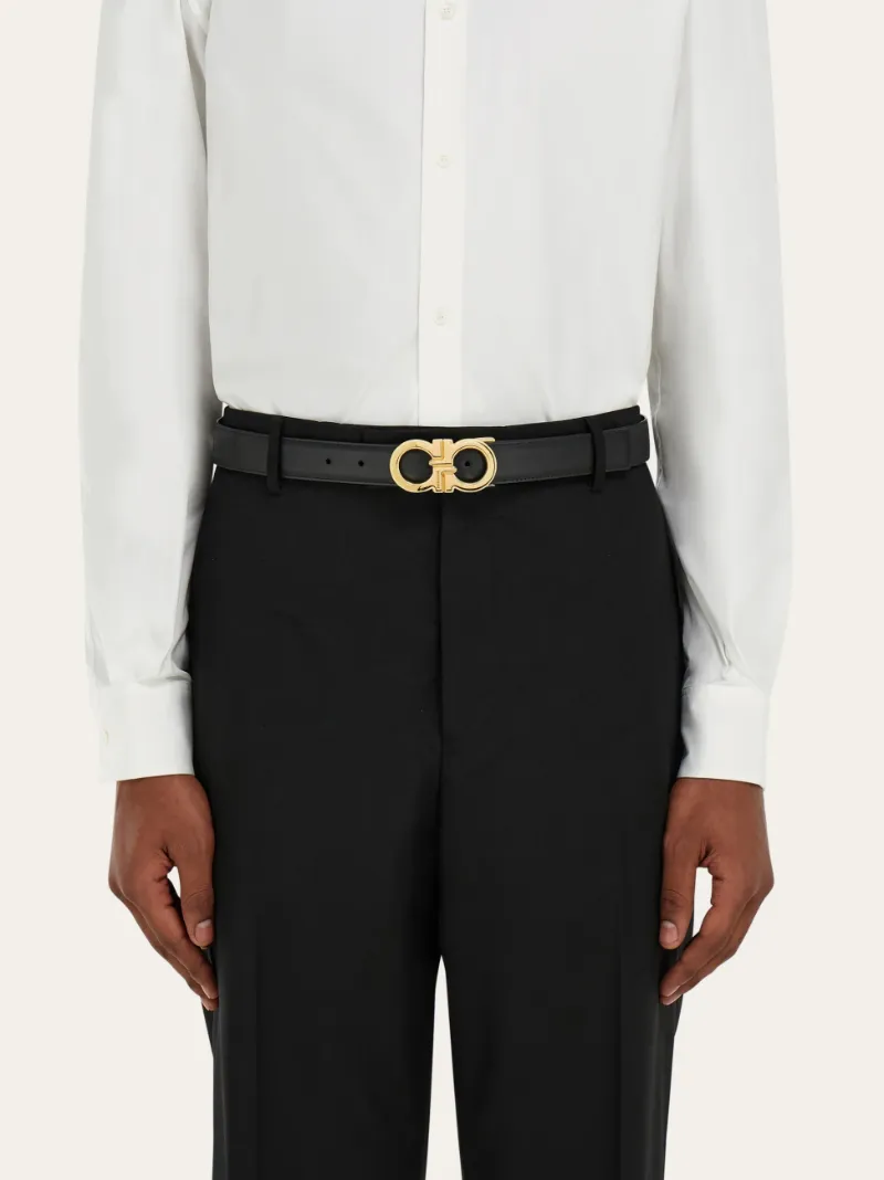 Ferragamo Reversible Gancini Buckle Belt