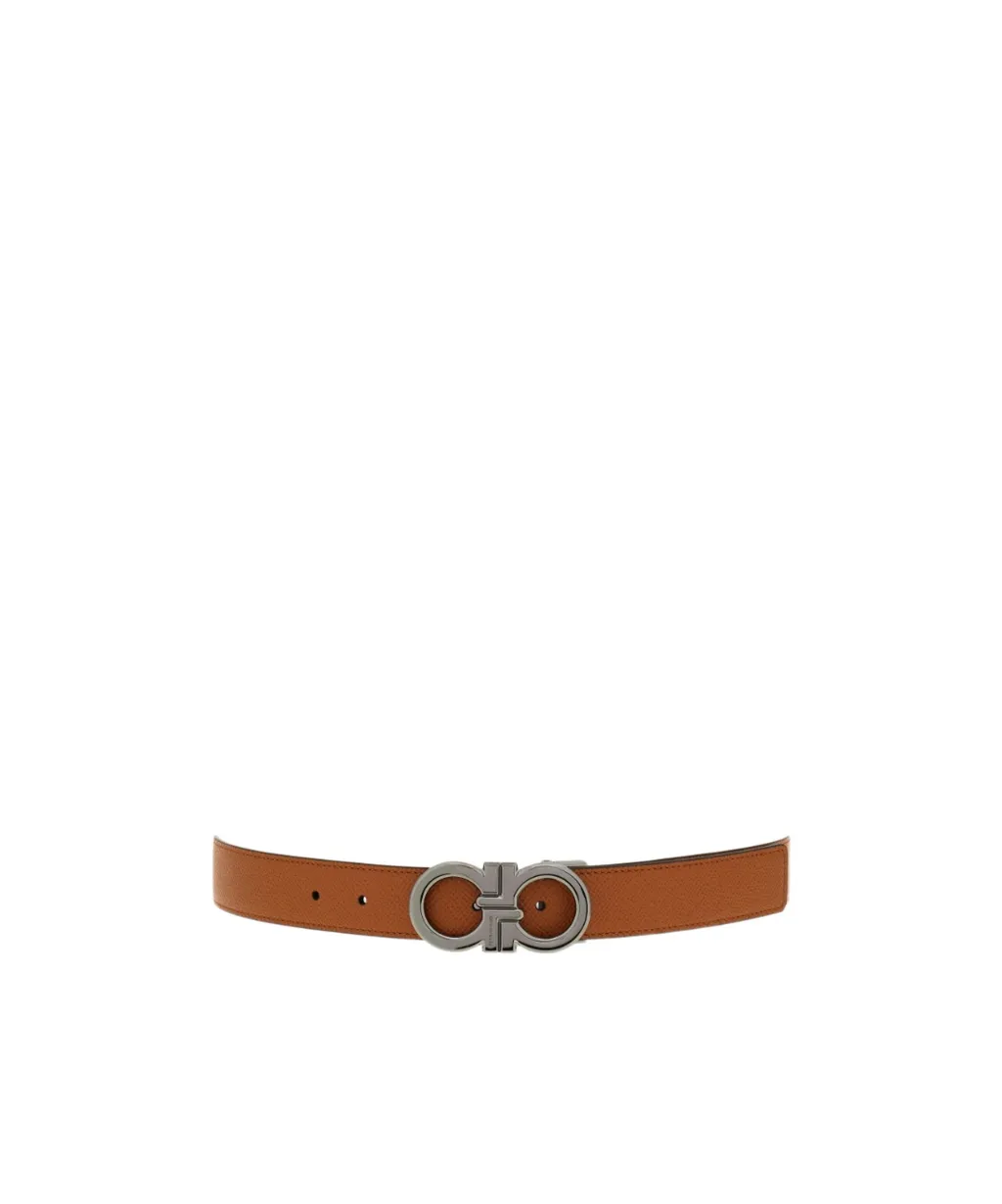 Reversible And Adjustable Gancini Belt
