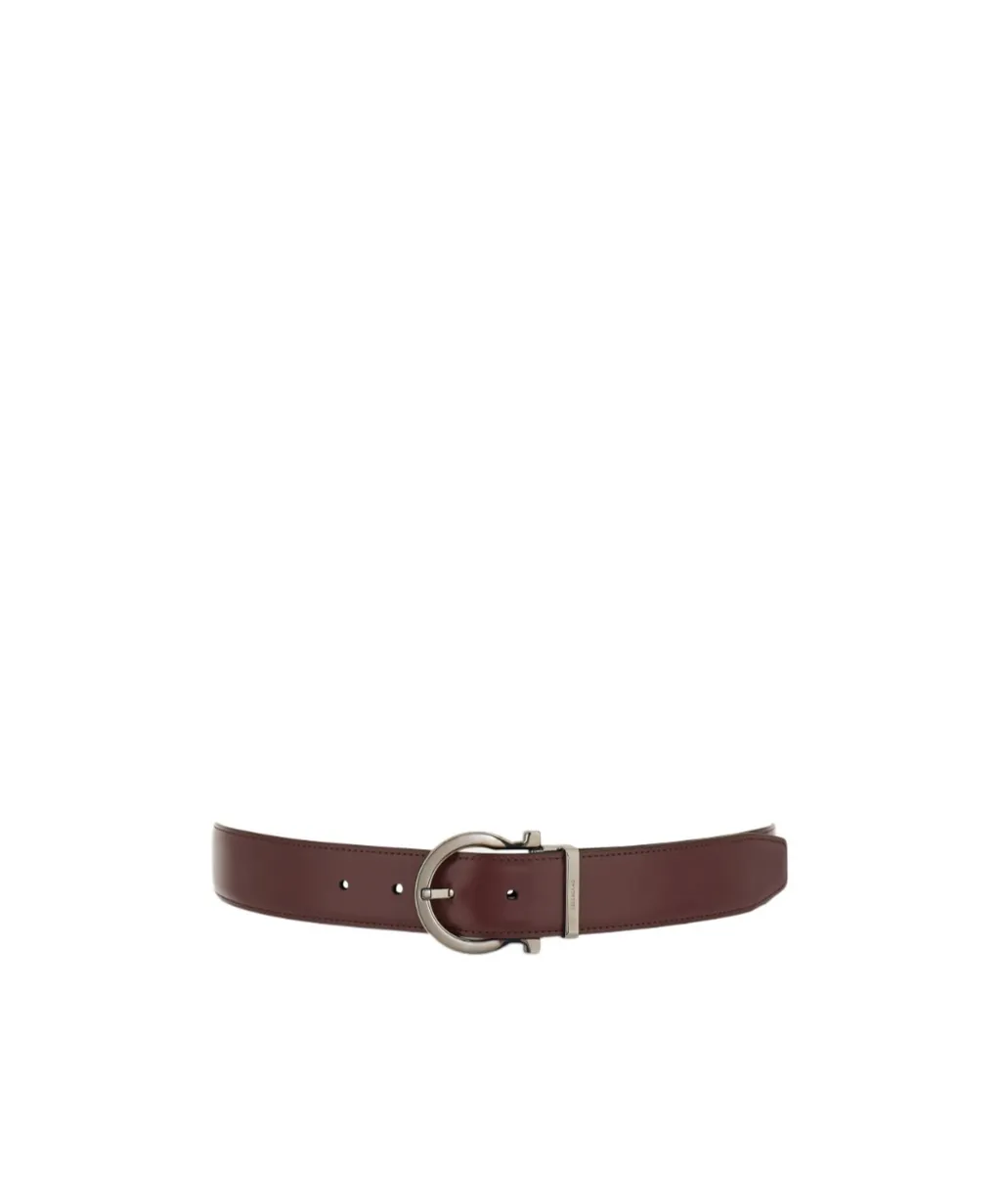 Reversible And Adjustable Gancini Belt