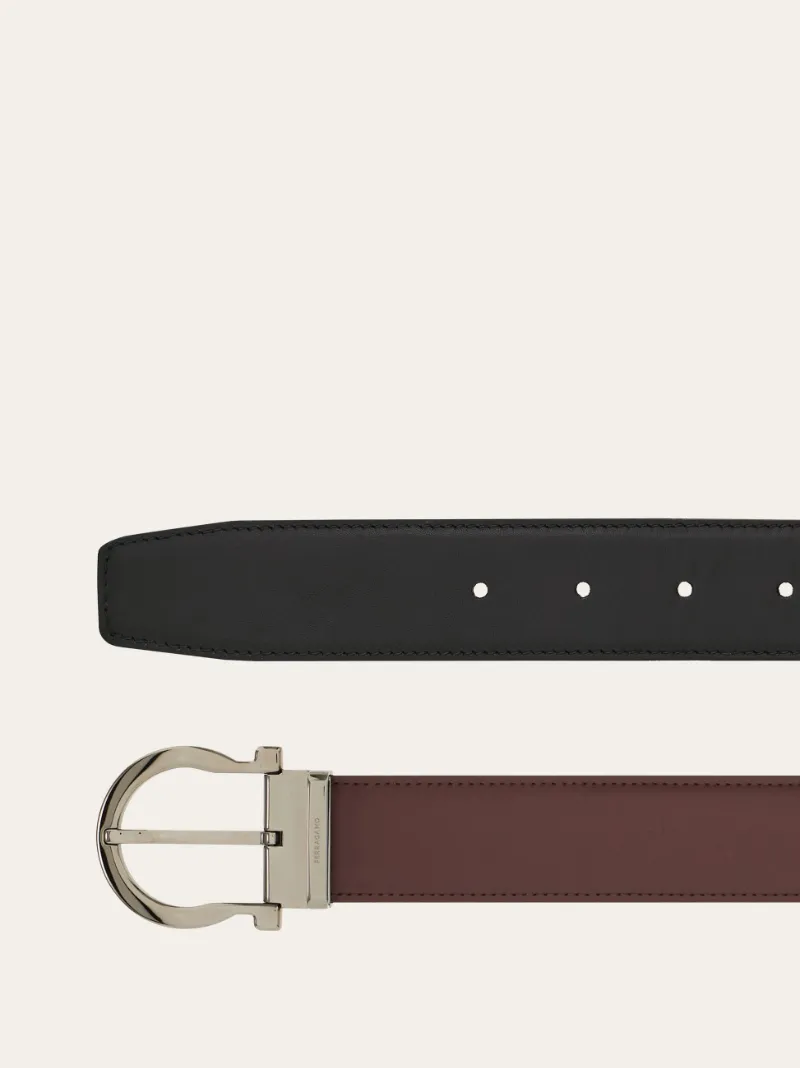 Reversible And Adjustable Gancini Belt