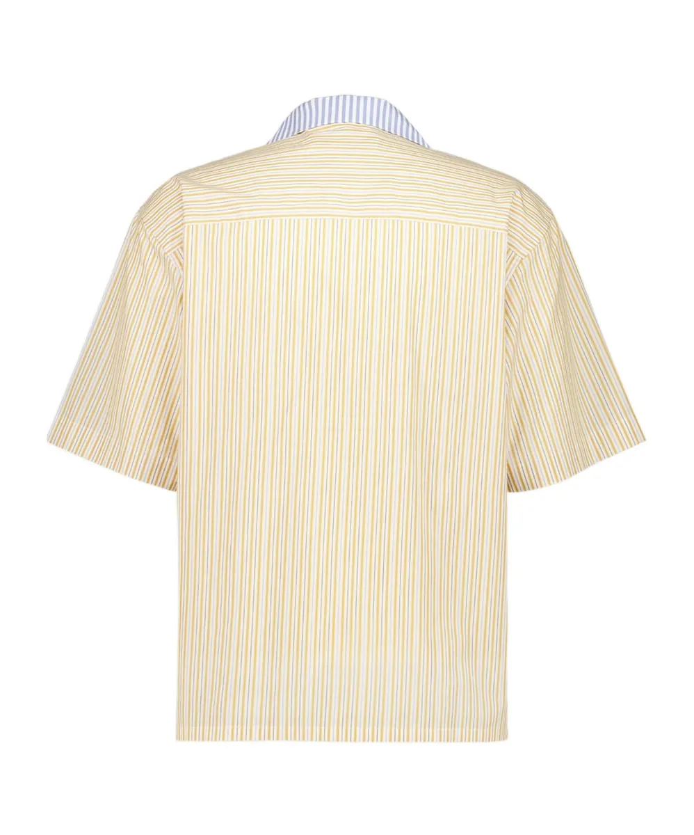 Striped Two-Tone Shirt