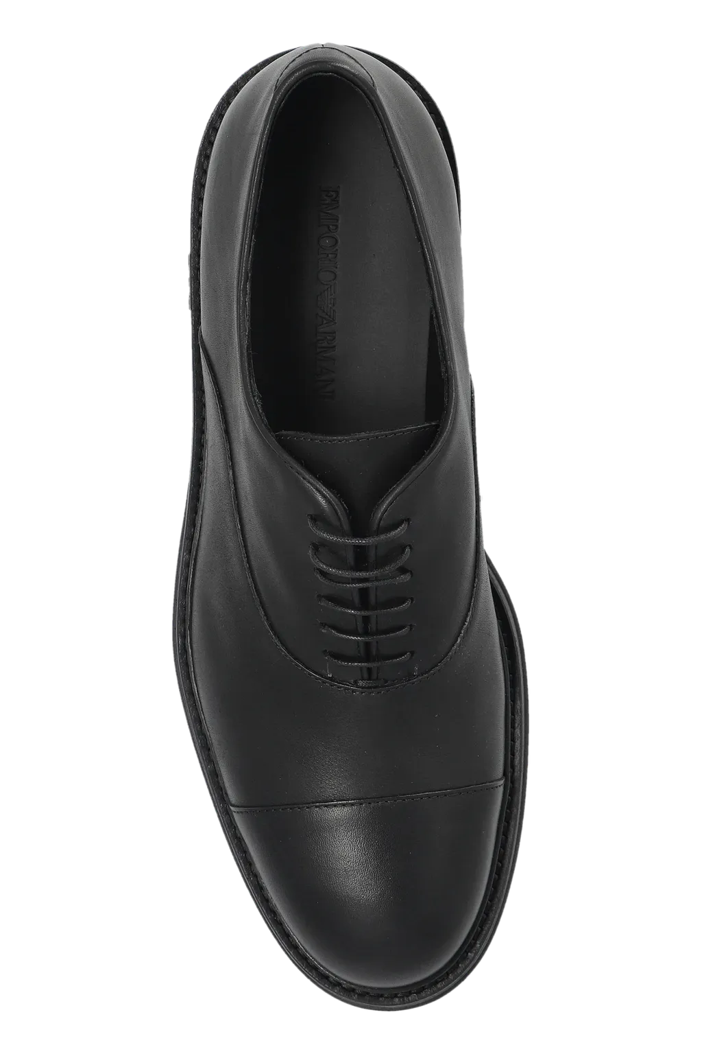 Emporio Armani Cap-Toe Lace-Up Oxford Shoes