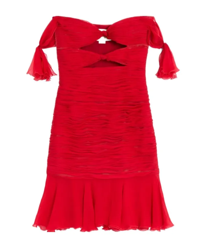 Flounce Chiffon Dress