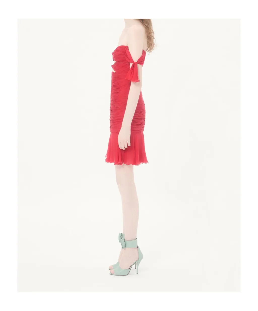 Flounce Chiffon Dress