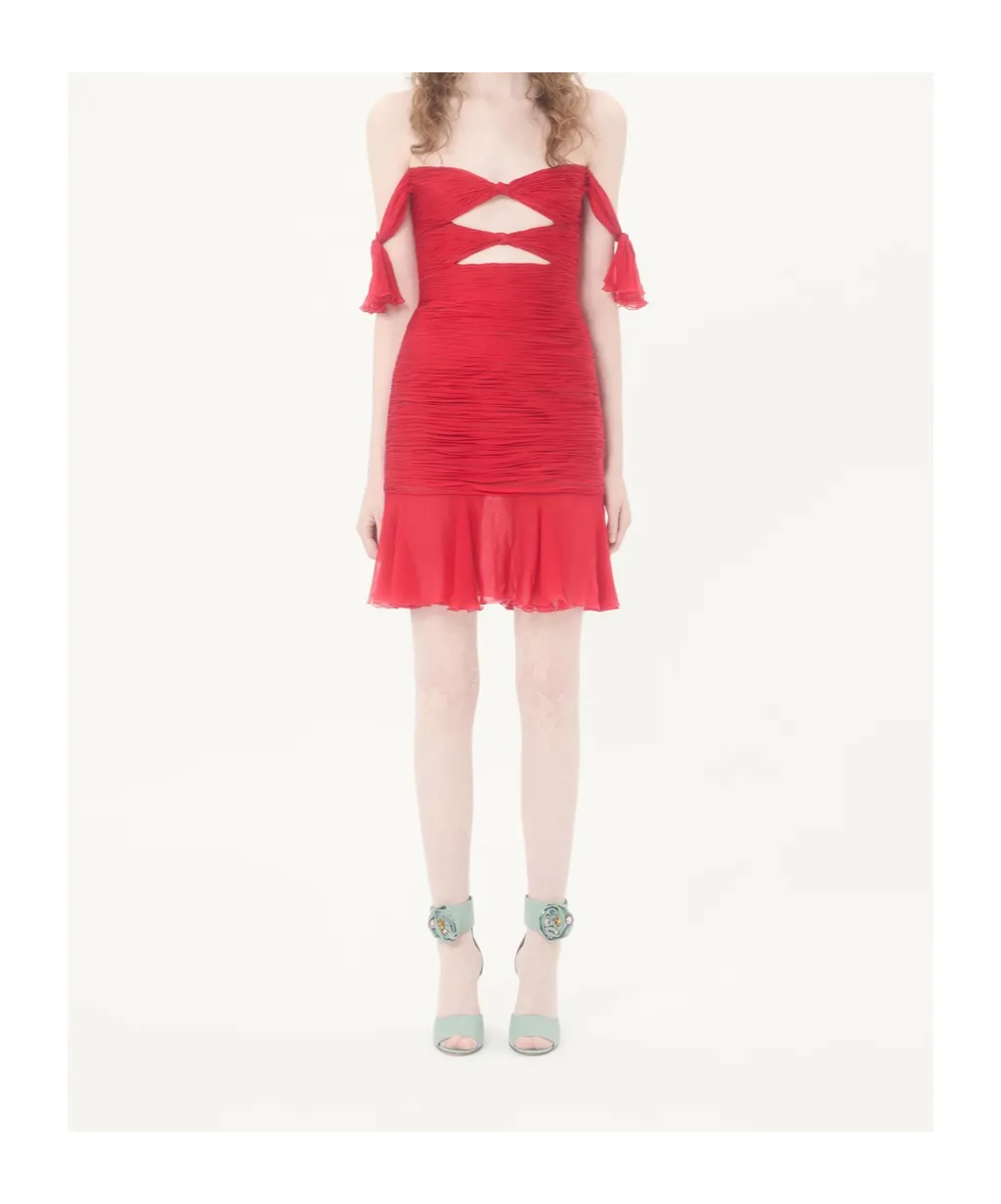 Flounce Chiffon Dress