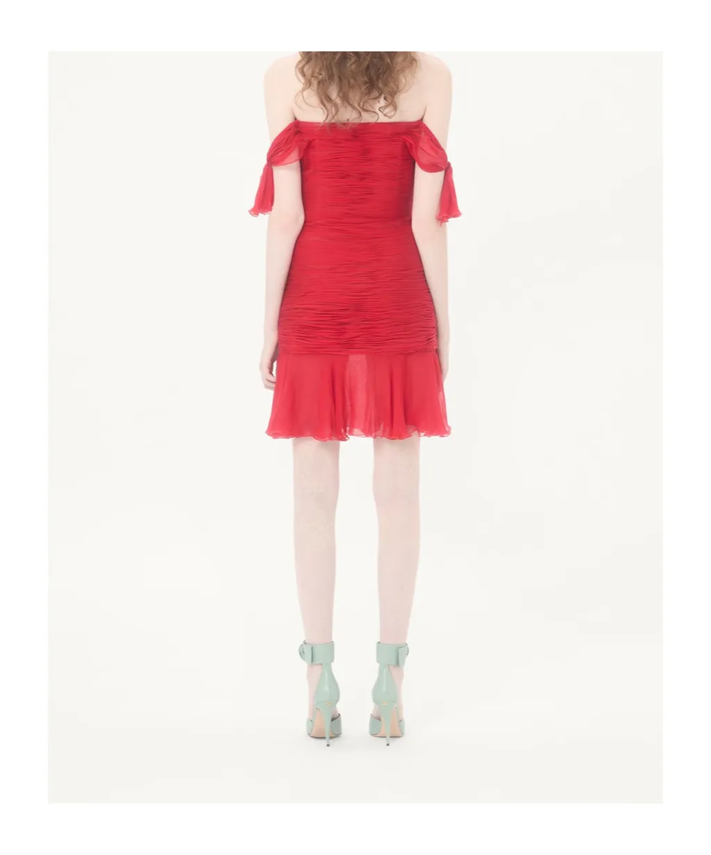 Flounce Chiffon Dress