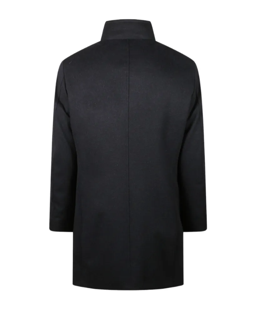 Bond-Fur-Cs Buttoned Cashmere Coat
