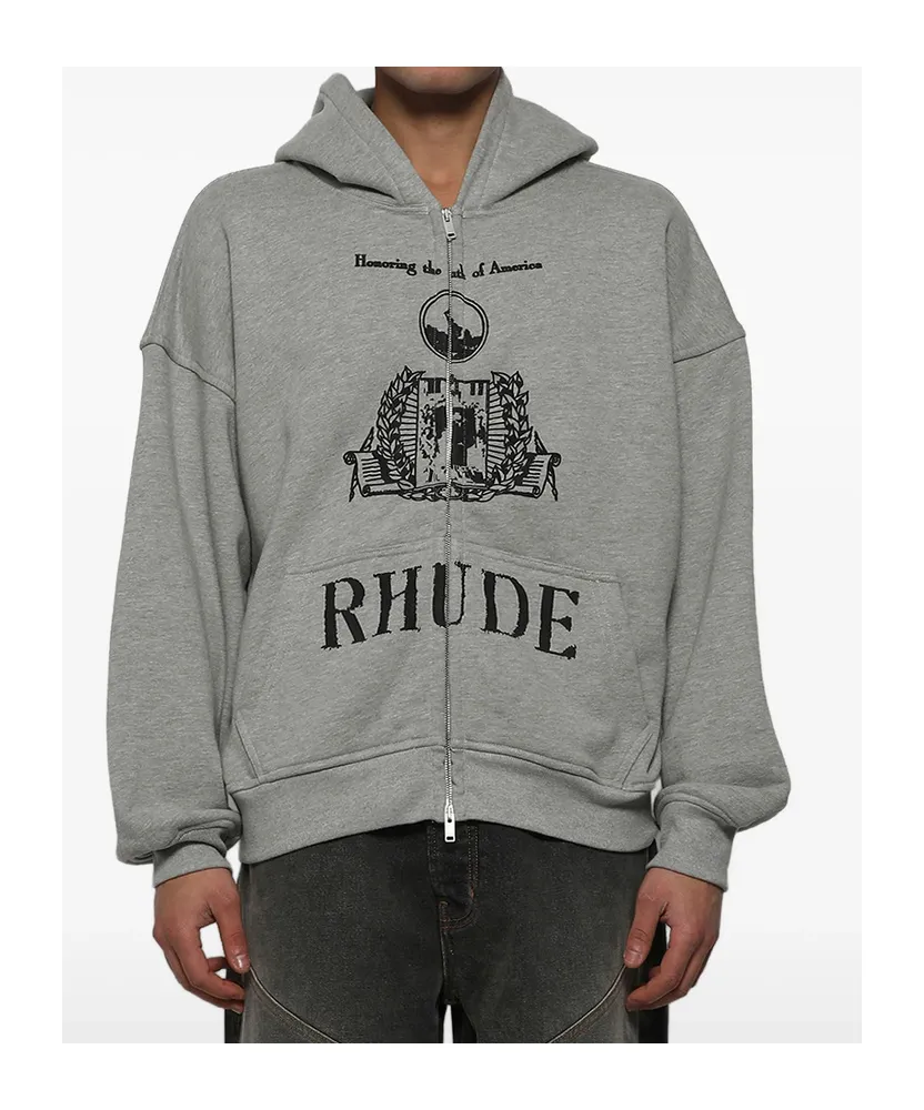 Rhude Youth Of America Zip-Up Hoodie