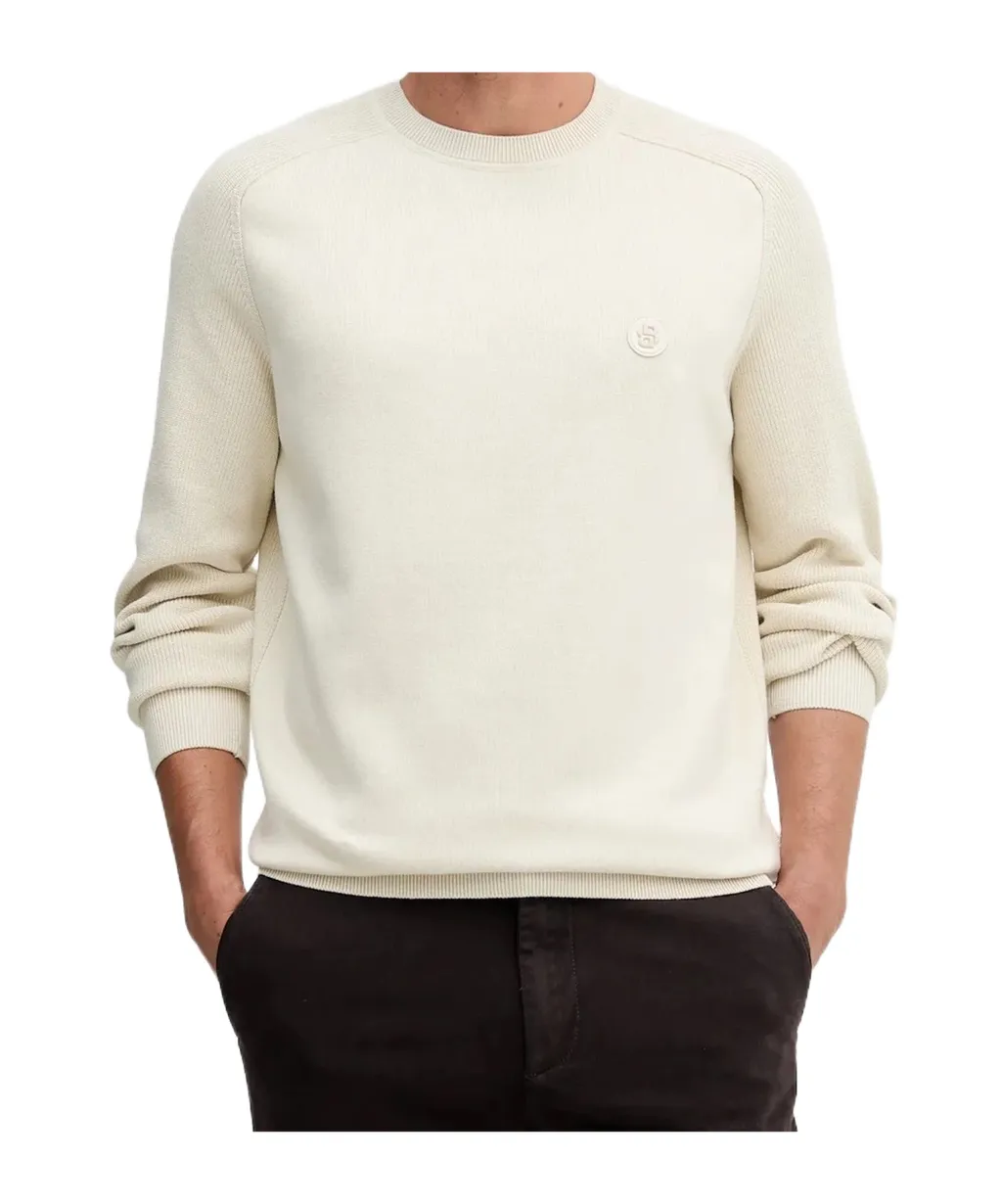 Boss Hugo Boss Logo Patch Crewneck Jumper