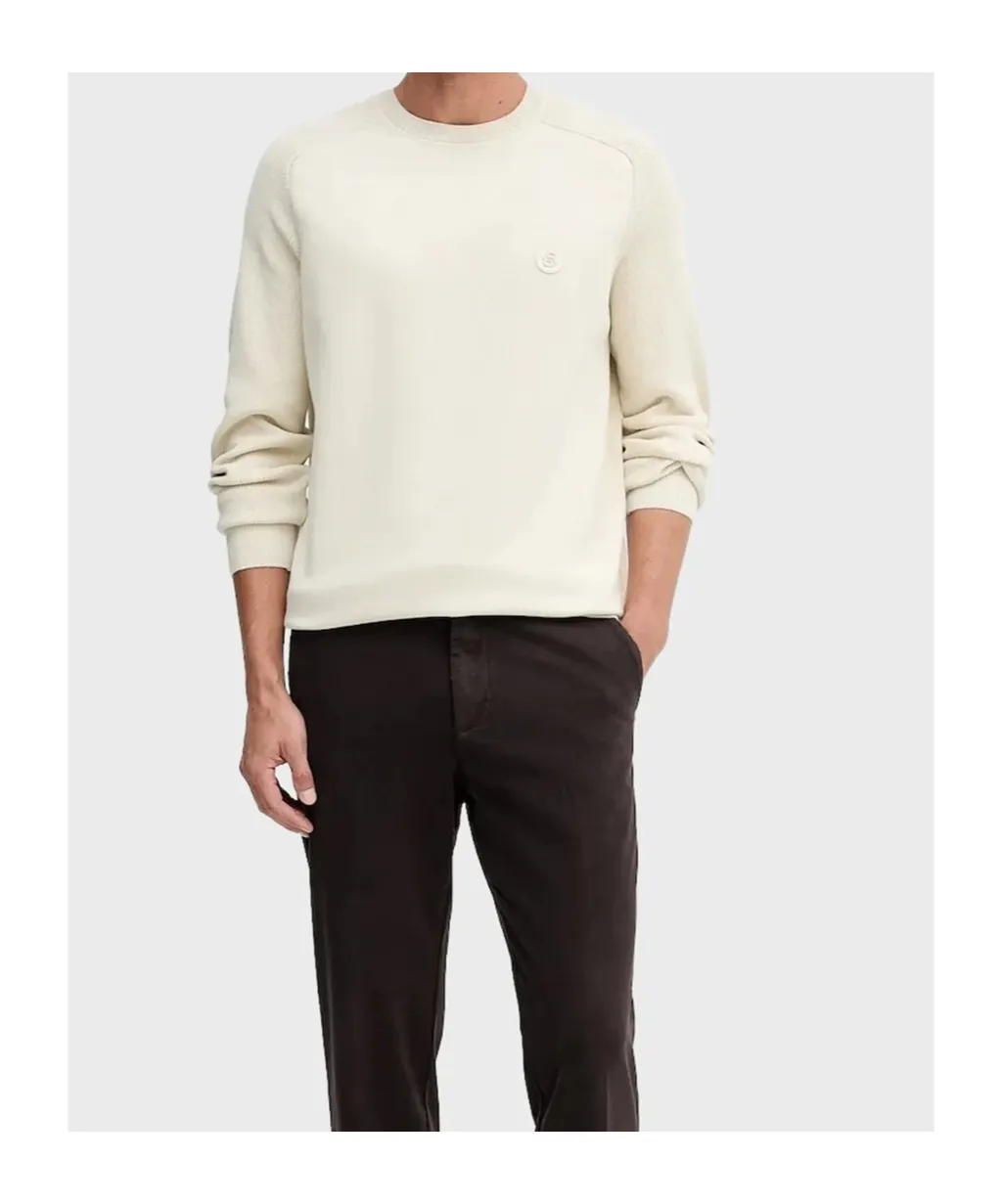 Boss Hugo Boss Logo Patch Crewneck Jumper