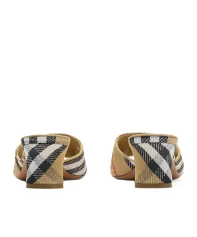 Burberry Check Sloane Mules