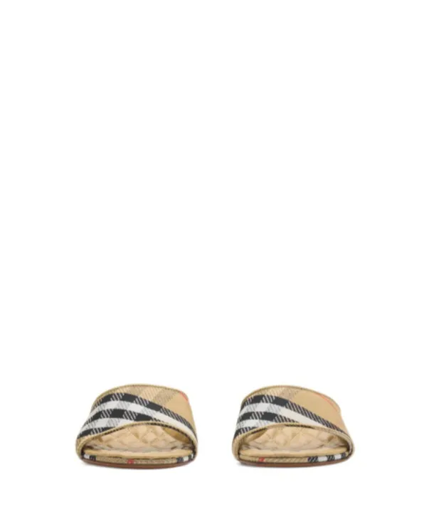 Burberry Check Sloane Mules