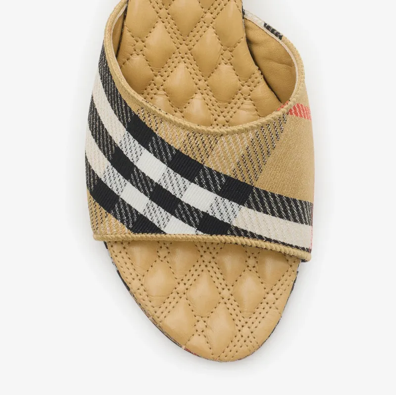 Burberry Check Sloane Mules