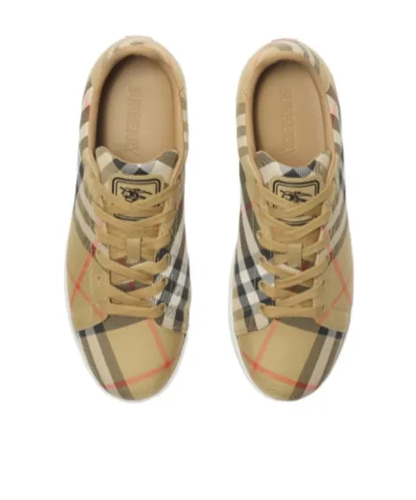 Burberry Check Set Low-Top Sneakers