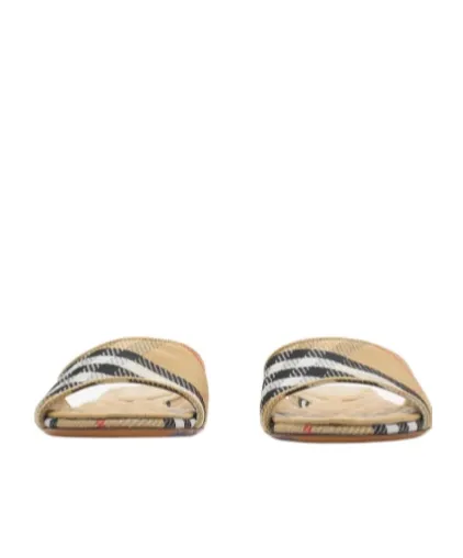 Burberry Check Sloane Slides