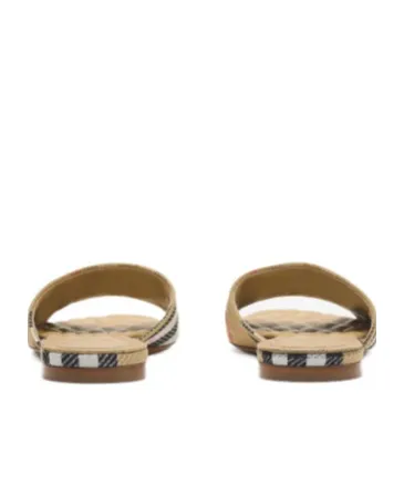 Burberry Check Sloane Slides