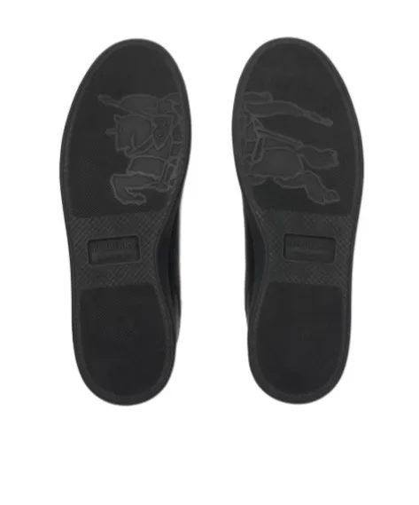 Burberry Set Checked Lace-Up Sneakers