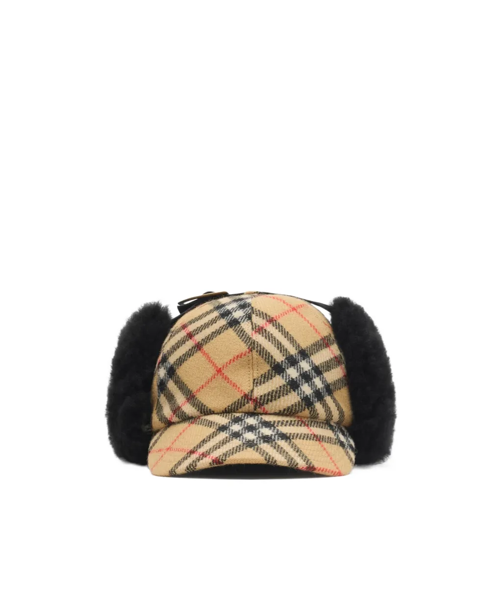 Burberry Check Trapper Cap